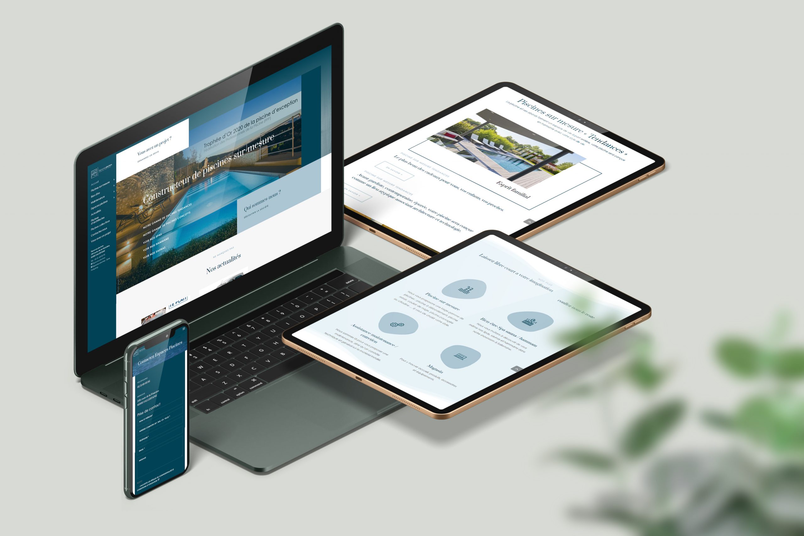 Réalisation du site Espaces Piscines par l'agence web Espace Technologie à Challans 85 Vendée Réalisation du site Espaces Piscines par l'agence web Espace Technologie à Challans 85 Vendée